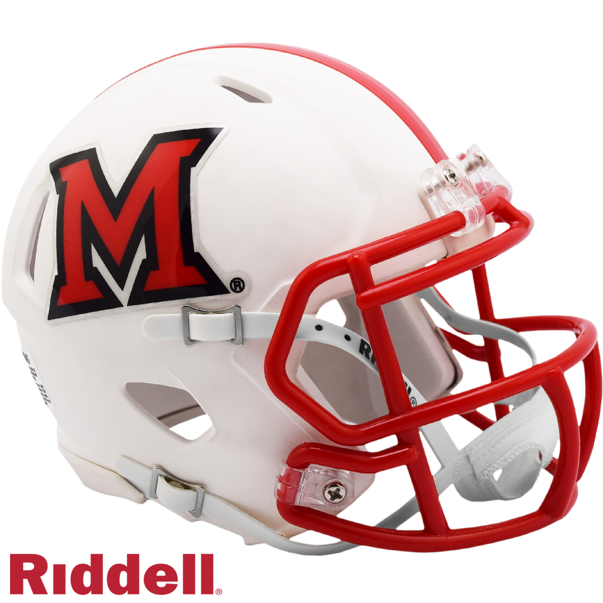 Miami of Ohio (Redhawks) Primary Speed Mini Football Helmet