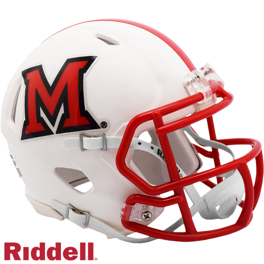 Miami of Ohio (Redhawks) Primary Speed Mini Football Helmet