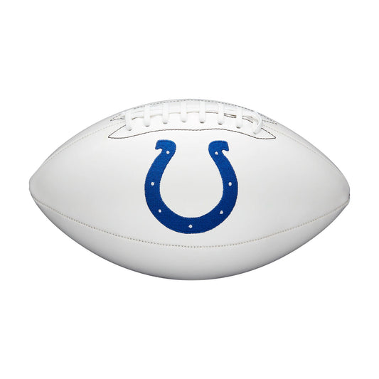 Indianapolis Colts Wilson Embroidered Logo Autograph Edition Football