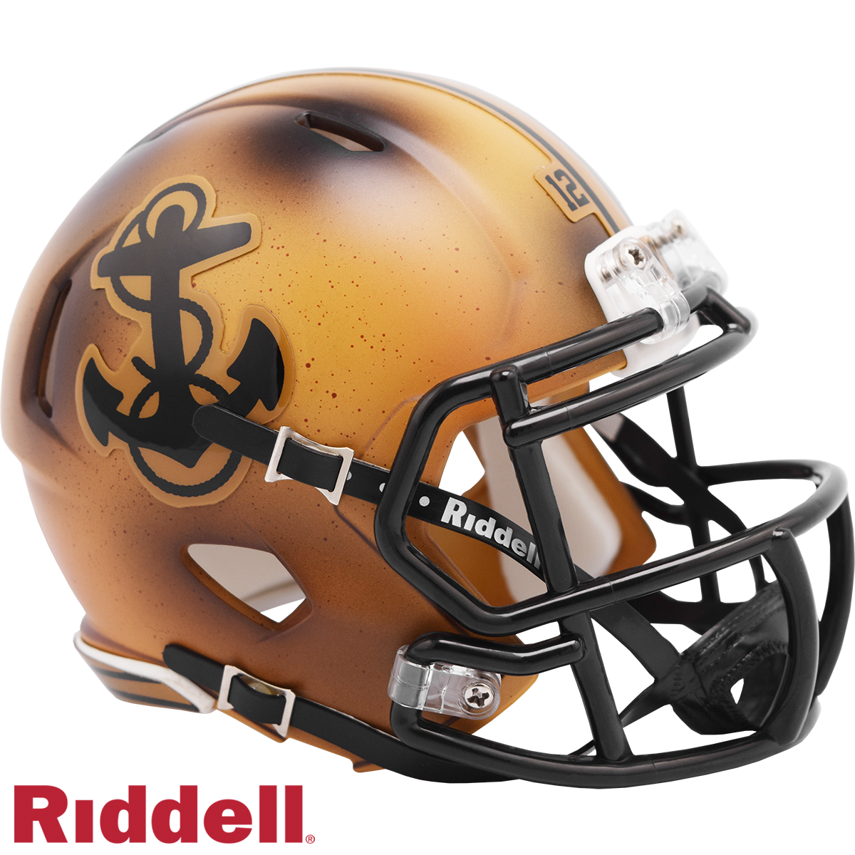 Navy Midshipmen Throwback Bowl Mini Football Helmet #