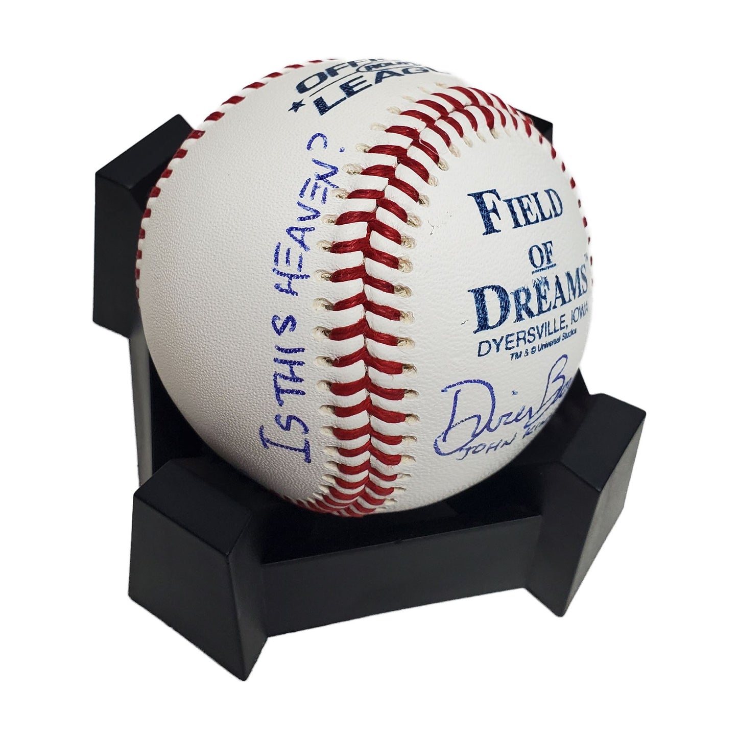 Dwier Brown signed Field of Dreams baseball w/ Is this Heaven Inscription-BAS