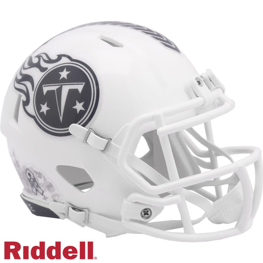 Tennessee Titans 2024 Salute to Service Riddell Speed Authentic Football Helmet