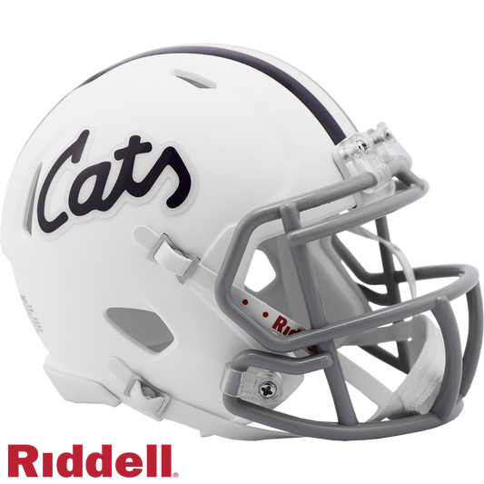 Kansas State (Wildcats) Flat White Mini Replica Football Helmet # 8056337