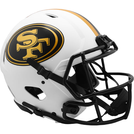 San Francisco 49ers LUNAR Full Size Replica Football Helmet
