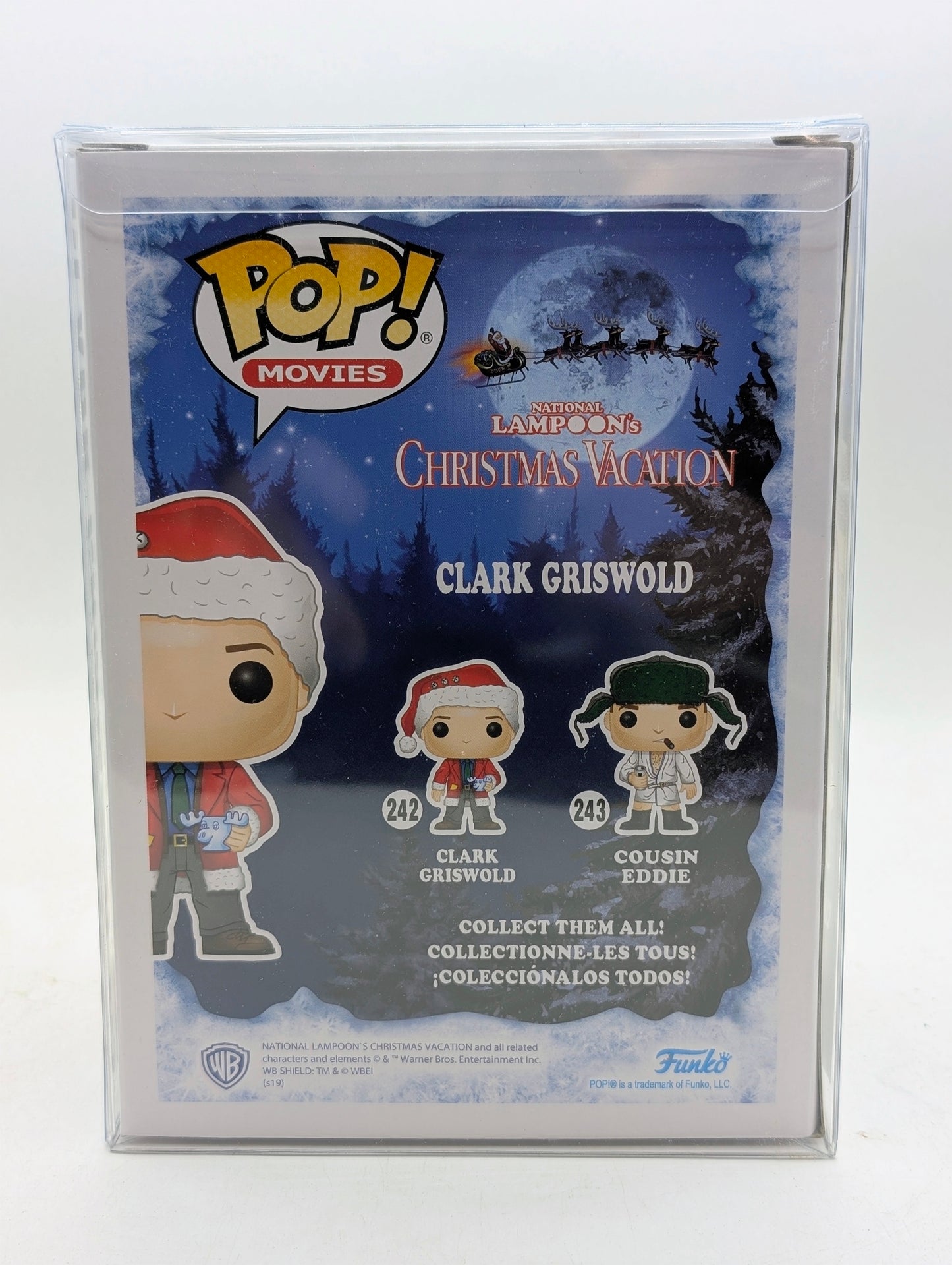 Chevy Chase Signed "Christmas Vacation" #242 Clark Griswold Funko Pop - Beckett