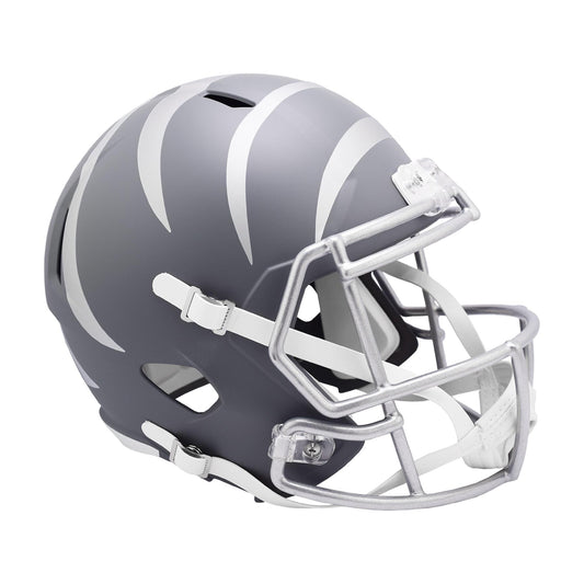 Cincinnati Bengals SLATE Full Size Replica Football Helmet