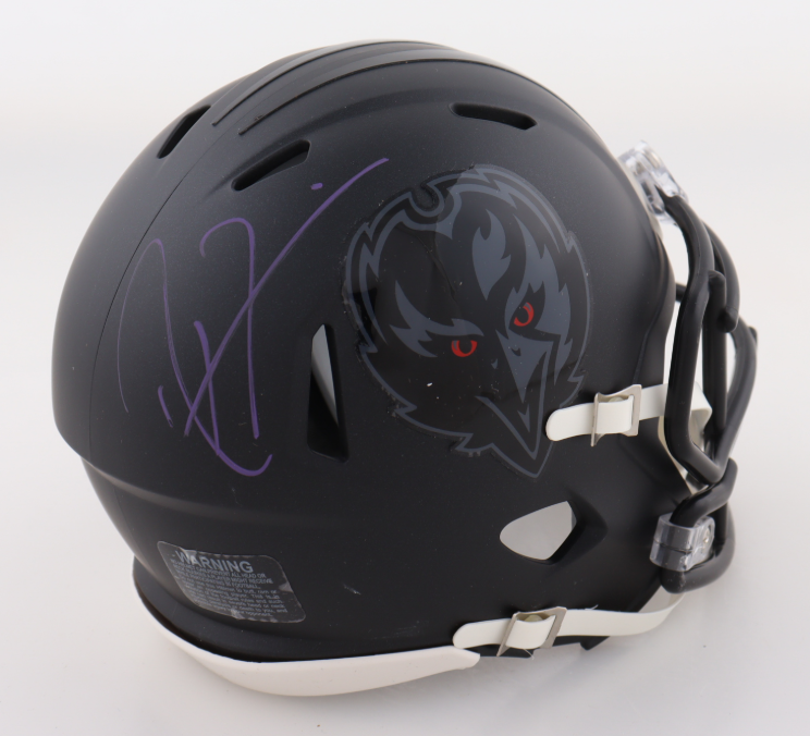 Ray Lewis Signed Ravens OFA 26 #2 Mini Football Helmet - JSA