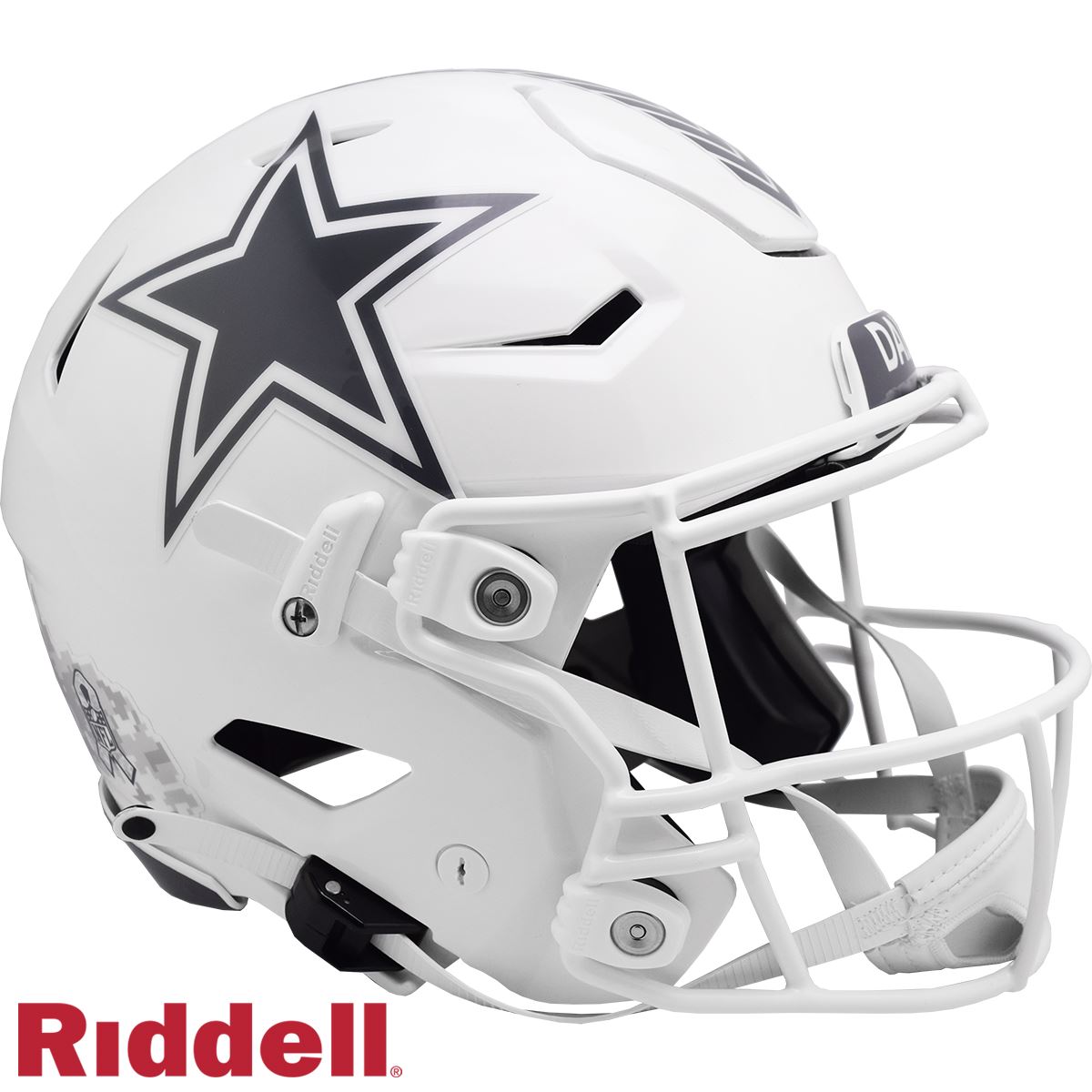 Dallas Cowboys 2024 Salute to Service Riddell SpeedFlex Authentic Football Helmet