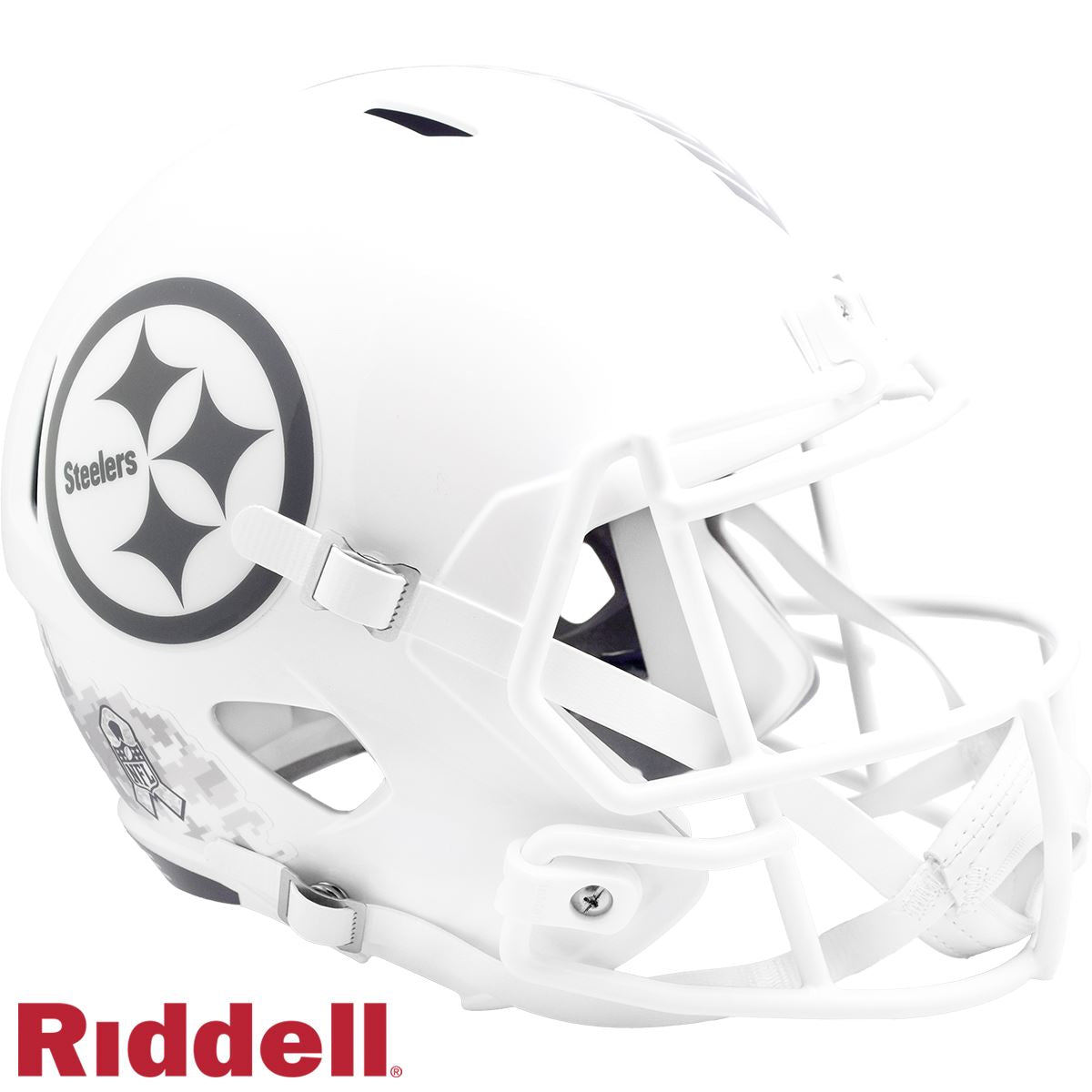 Pittsburgh Steelers 2024 Salute to Service Riddell Speed Replica Football Helmet