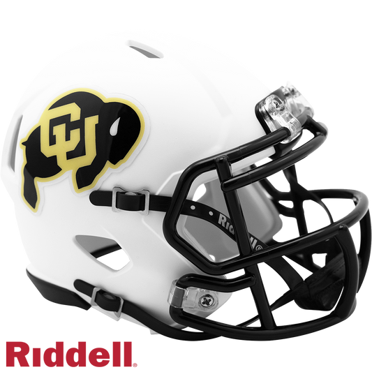 Colorado Buffaloes White Mini Football Helmet #8053220