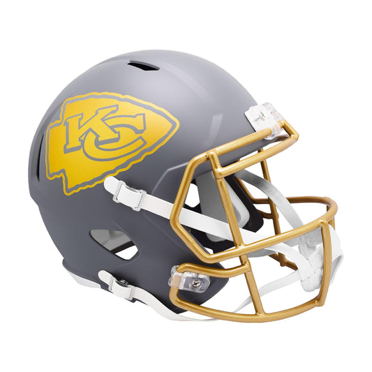 Kansas City Chiefs SLATE Full Size Replica Football Helmet