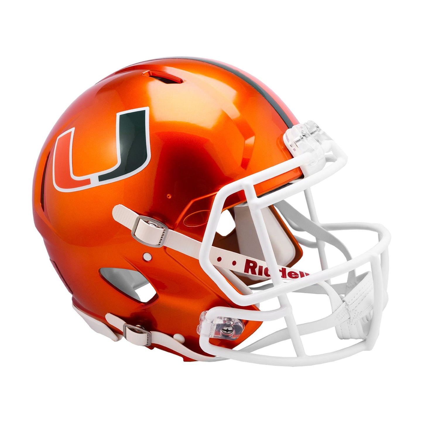Miami Hurricanes Flash F/S Authentic Football Helmet