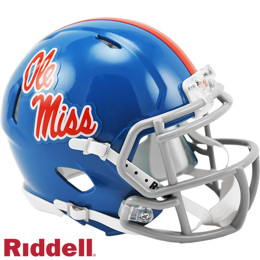 Mississippi Rebels Powder Blue Mini Football Helmet