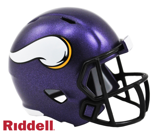 Vikings Speed Pocket Pro Football Helmet-#8045085