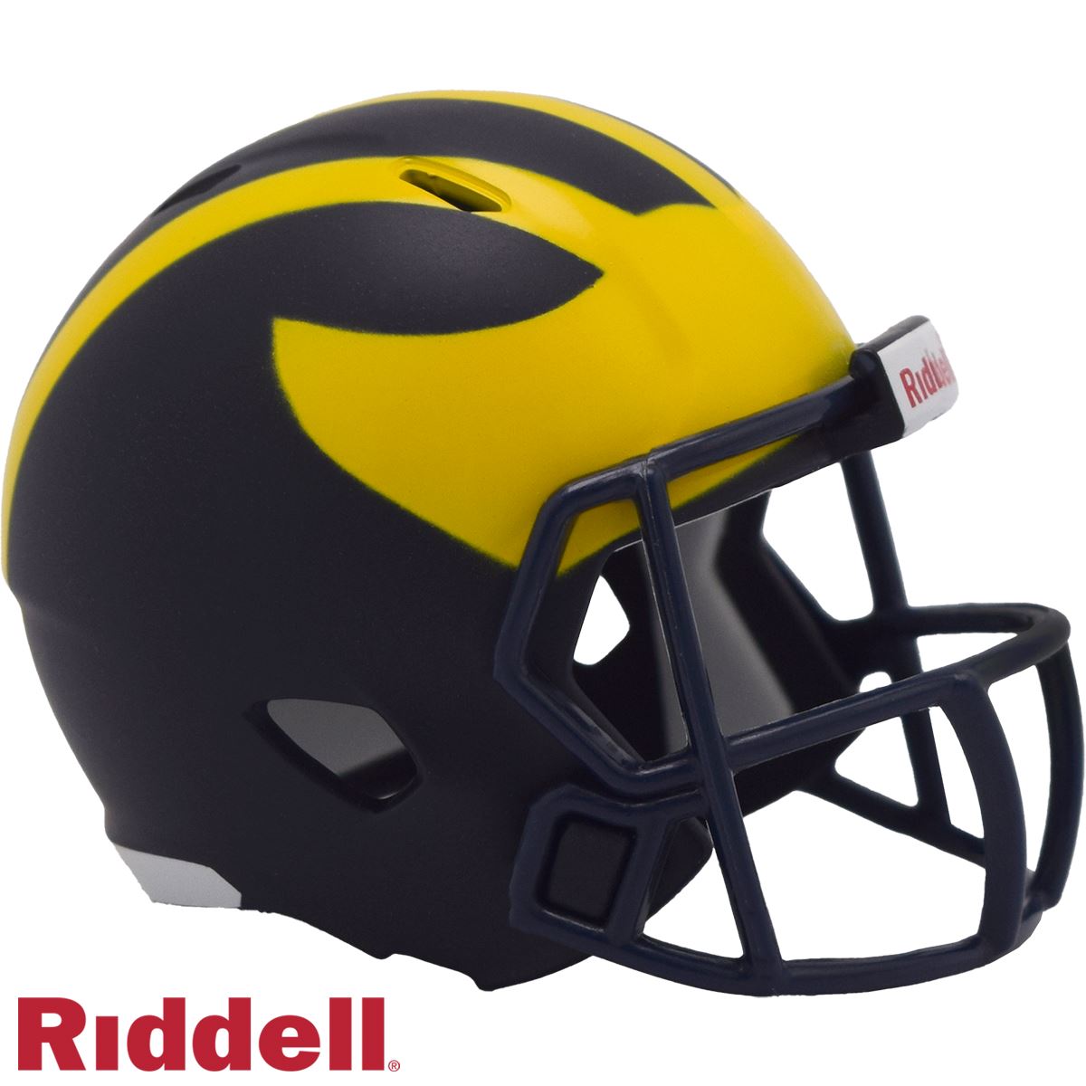 Mi Riddell Michigan Wolverines Riddell Speed Pocket Pro Football Helmet – Creative ...