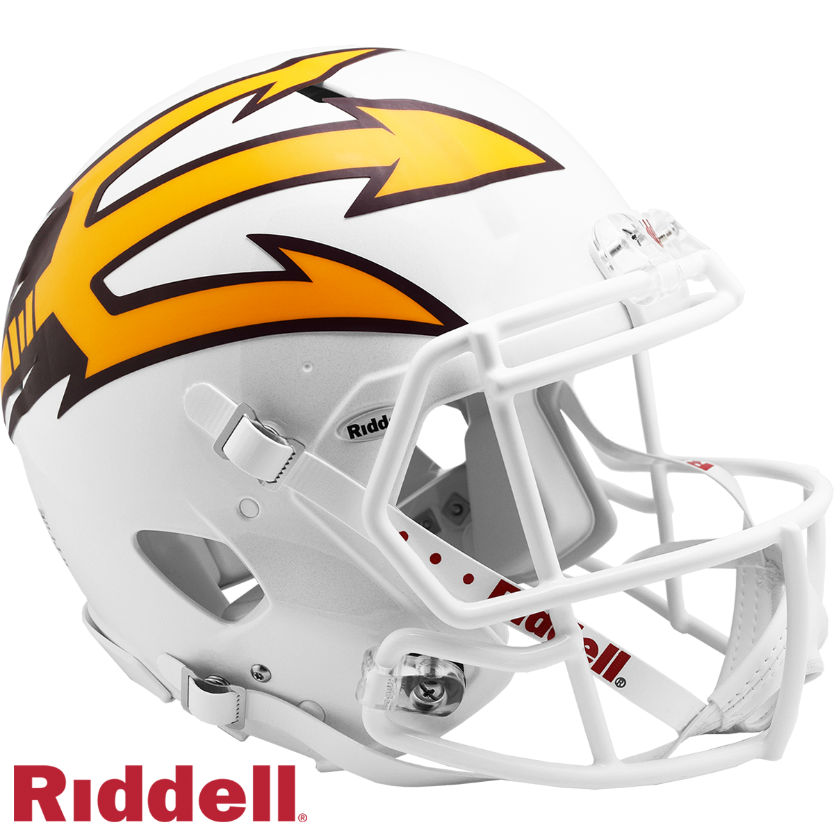 Arizona State White Primary Speed F/S Authentic Football Helmet