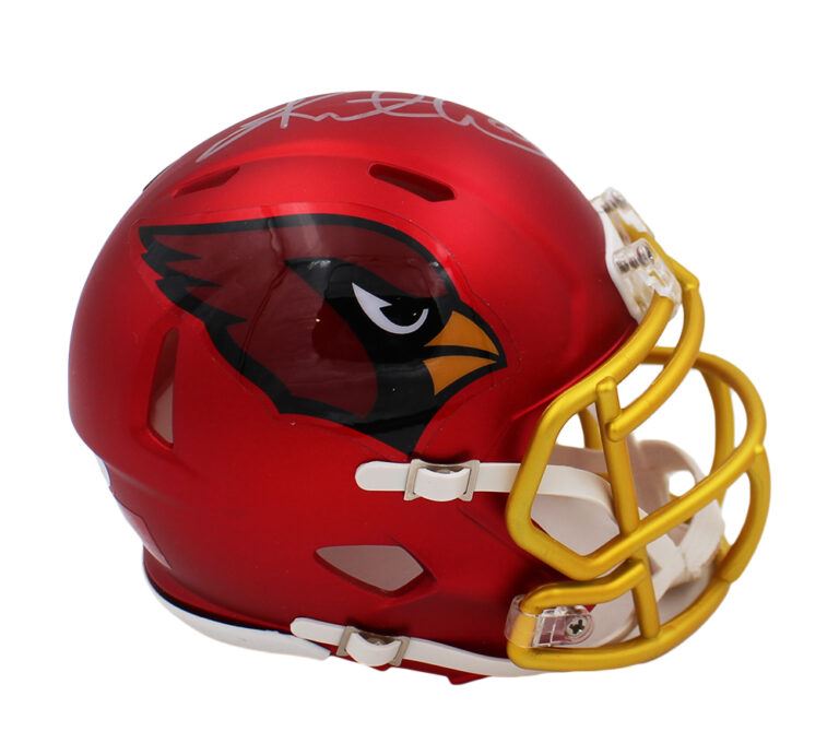 Kurt Warner Autographed Cardnials Blaze Mini Helmet - Fanatics Auth