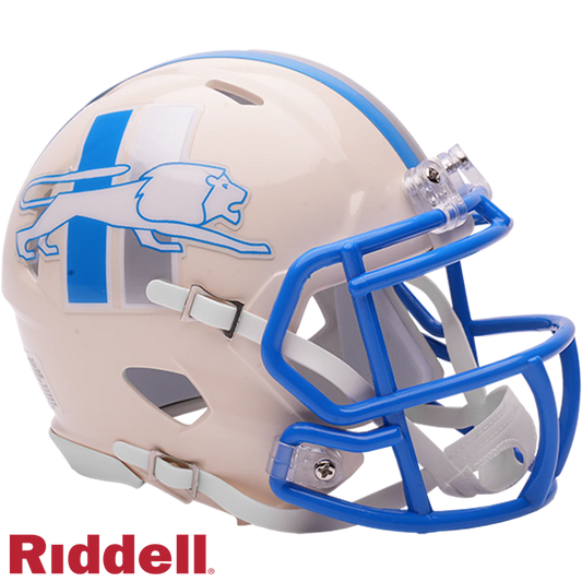 Detroit Lions Retro Speed Mini Football Helmet