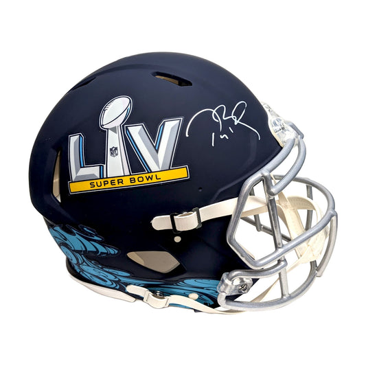 Tom Brady Autographed SB LV Authentic Full Size Helmet - FAN