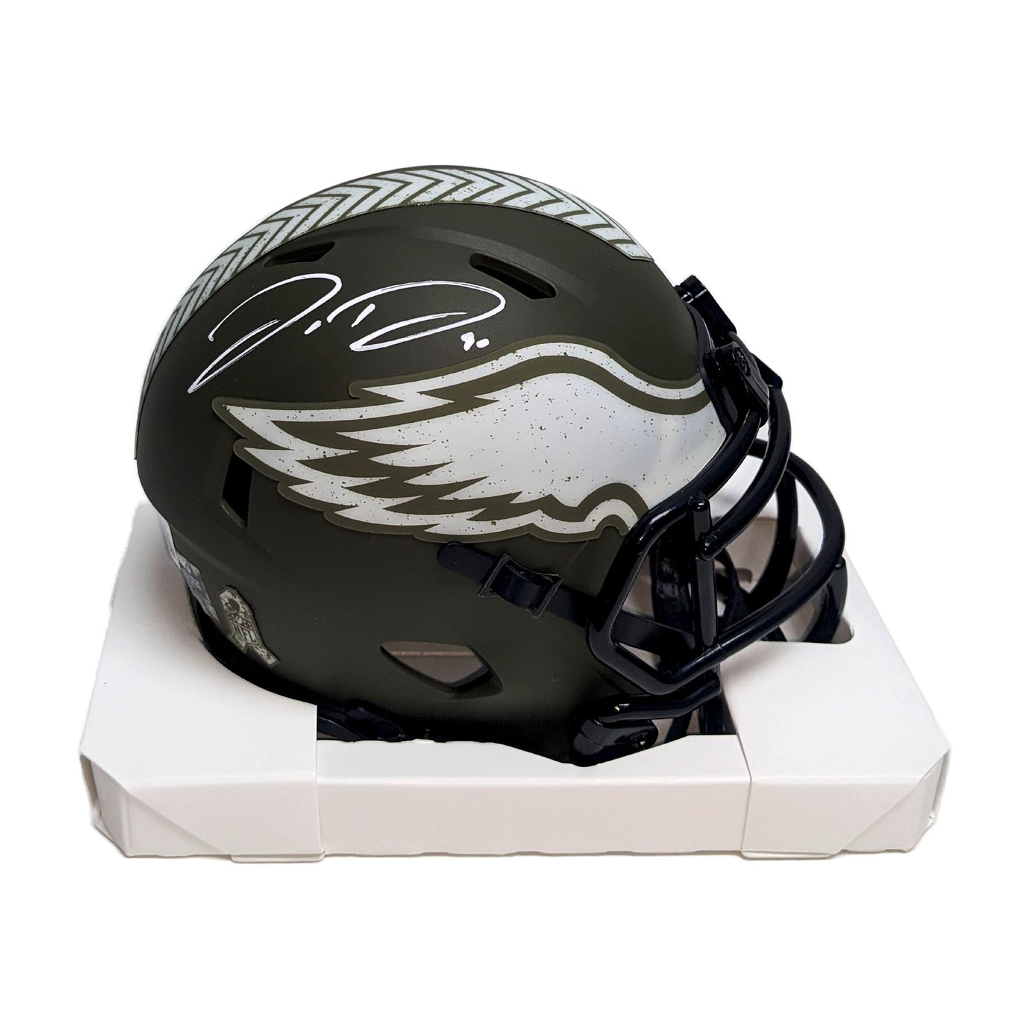 Derrick Henry Autographed Titans Salute to Service Mini Helmet