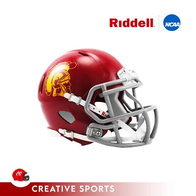 USC Trojans Speed Mini Football Helmet-#8058116