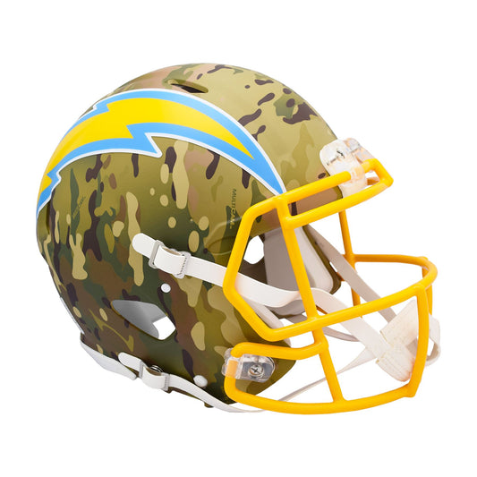 Los Angeles Chargers CAMO Full Size Authentic Football Helmet