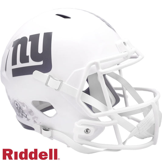 New York Giants 2024 Salute to Service Riddell Speed Replica Football Helmet