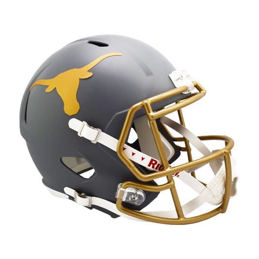Texas Longhorns SLATE Full Size Replica Football Helmet