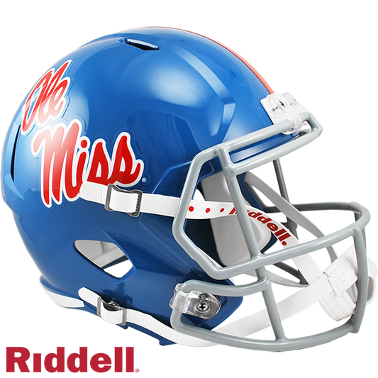 Mississippi Rebels Powder Blue F/S Replica Football Helmet