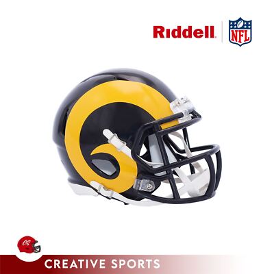 Los Angeles Rams T/B(81-99) Mini Football Helmet