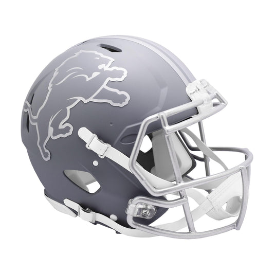 Detroit Lions SLATE Full Size Authentic Football Helmet