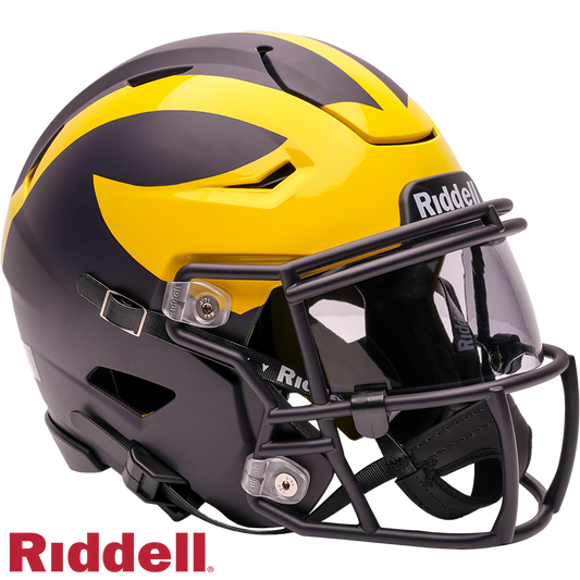 Michigan Wolverines Primary Speed Midi Speedflex Football Helmet
