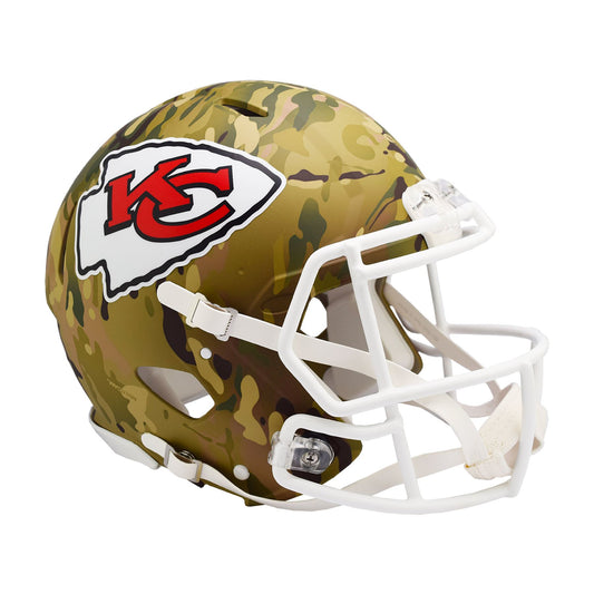 Kansas City Chiefs CAMO Full Size Authentic Football Helmet