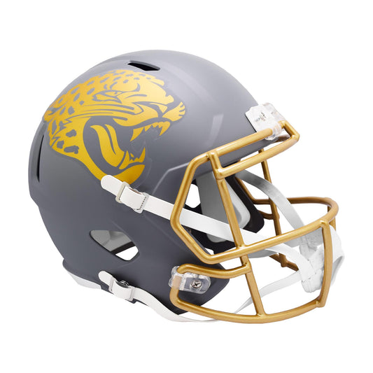 Jacksonville Jaguars SLATE Full Size Replica Football Helmet
