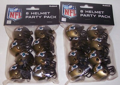 Jacksonville Jaguars Party Pack Riddell Speed Pocket Pro Mini Helmets - Qty 16