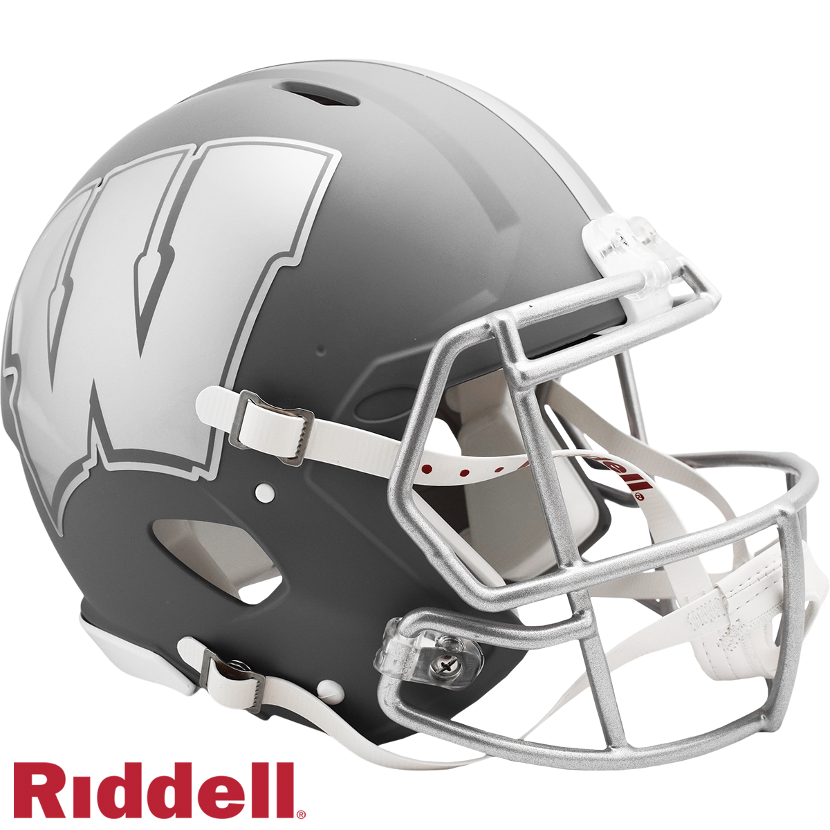 Wisconsin Badgers Slate F/S Authentic Football Helmet
