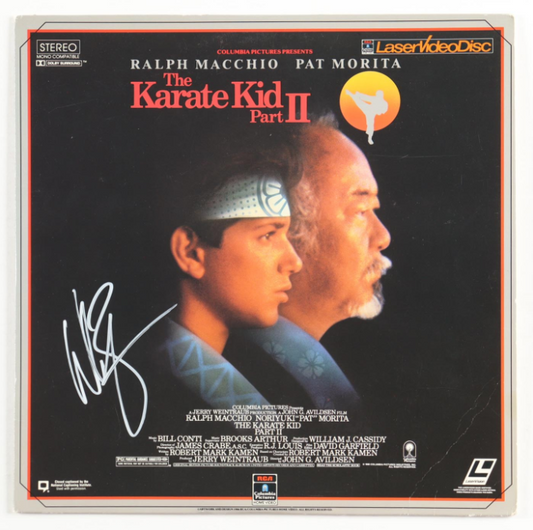 William Zabka Signed "The Karate Kid Part II" Laser Video Disc - JSA