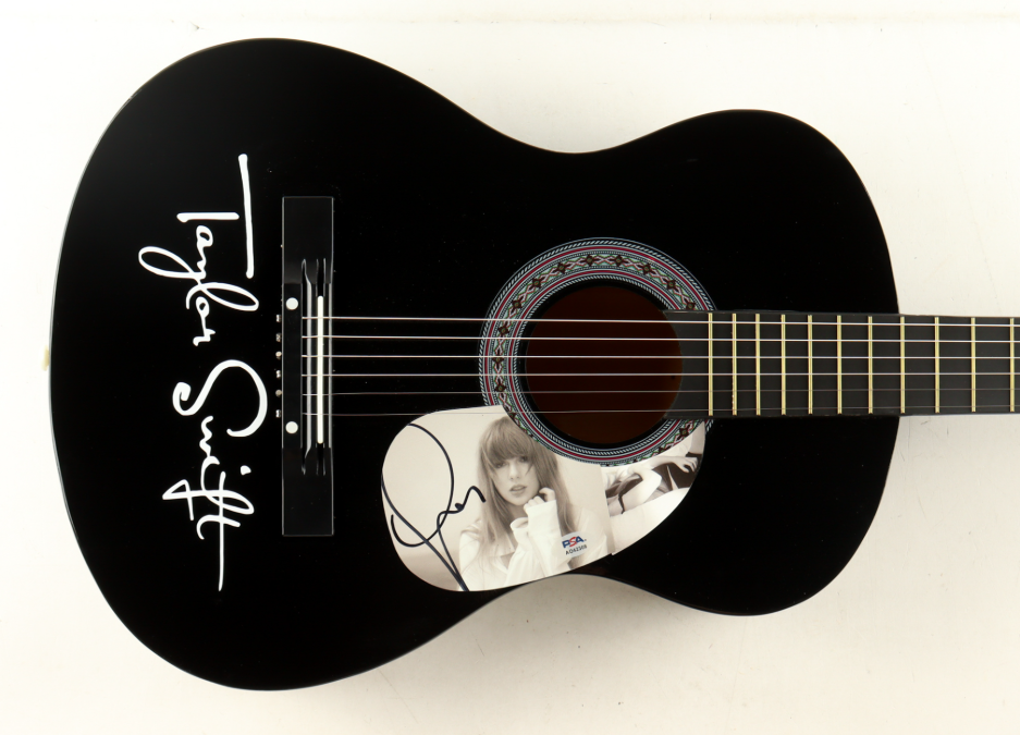 Taylor Swift Signed Guitar Custom Insert Pickguard - PSA