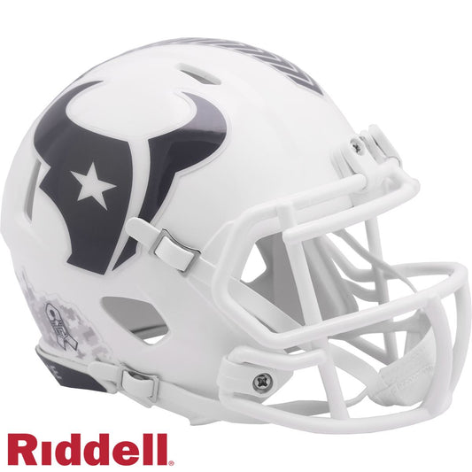 Houston Texans 2024 Salute to Service Riddell Speed Mini Football Helmet