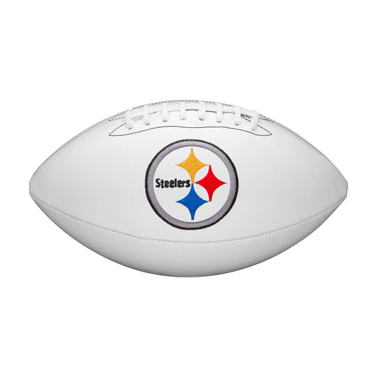 Pittsburgh Steelers Wilson Embroidered Logo Autograph Edition Football
