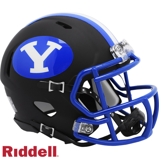 BYU Cougars 2020 Black Matte Speed Mini Football Helmet #8057281
