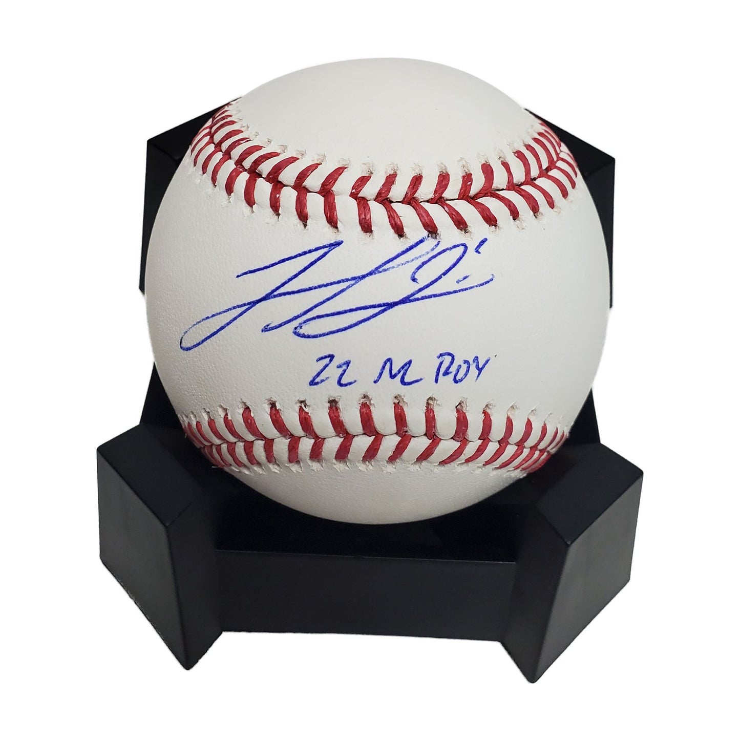 Michael Harris signed Major League Baseball w/22 NL ROY Inscriptions-Fanatics