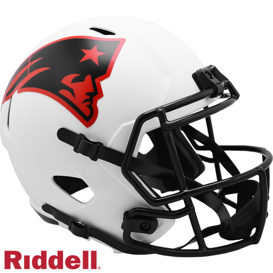 New England Patriots Lunar Speed F/S Replica Football Helmet