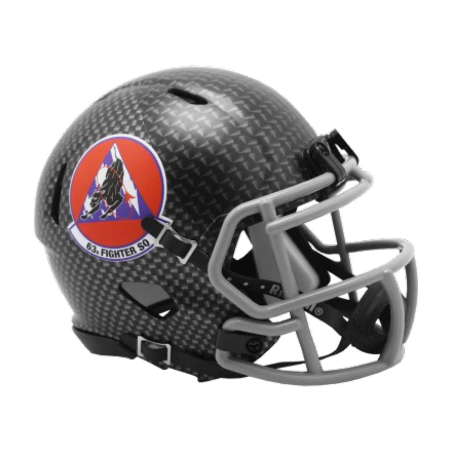 Air Force Falcons 63rd Fighter Squadron Limited Edition NCAA Mini Speed Football Helmet