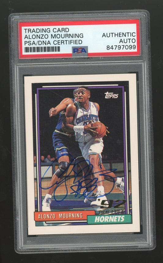 PSA/DNA Authentic Auto Charlotte Hornets NBA