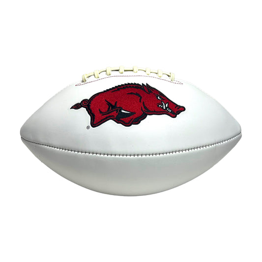 Arkansas Razorbacks Embroidered Logo Signature Series Full Size Football