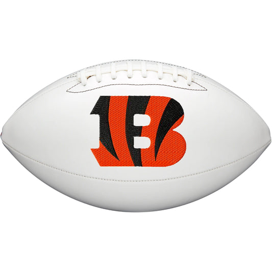 Cincinatti Bengals Embroidered Logo Signature Series Full Size Football