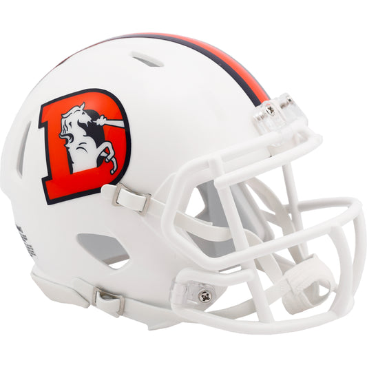 DENVER BRONCOS Riddell 2023 On-Field Alternate Speed Mini  Football Helmet