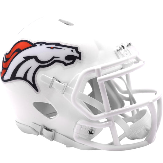 DENVER BRONCOS Riddell 2024 On-Field Alternate Speed Mini Football Helmet