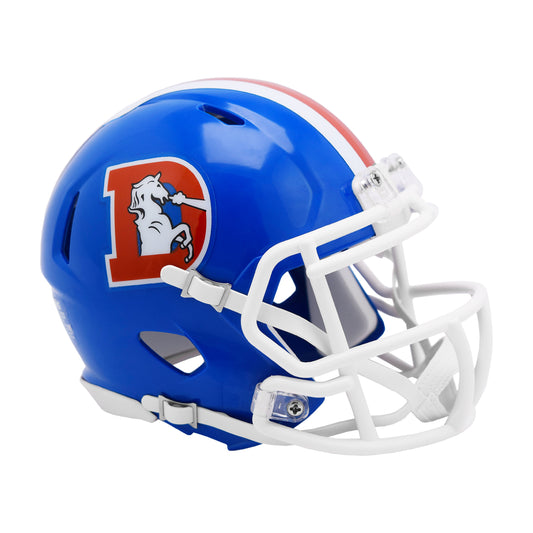 Denver Broncos 1975-1996 Throwback Riddell Speed Mini Football Helmet